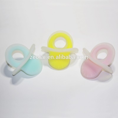 Fruit shape silicone baby teether /china supplier food grade natural rubber teether